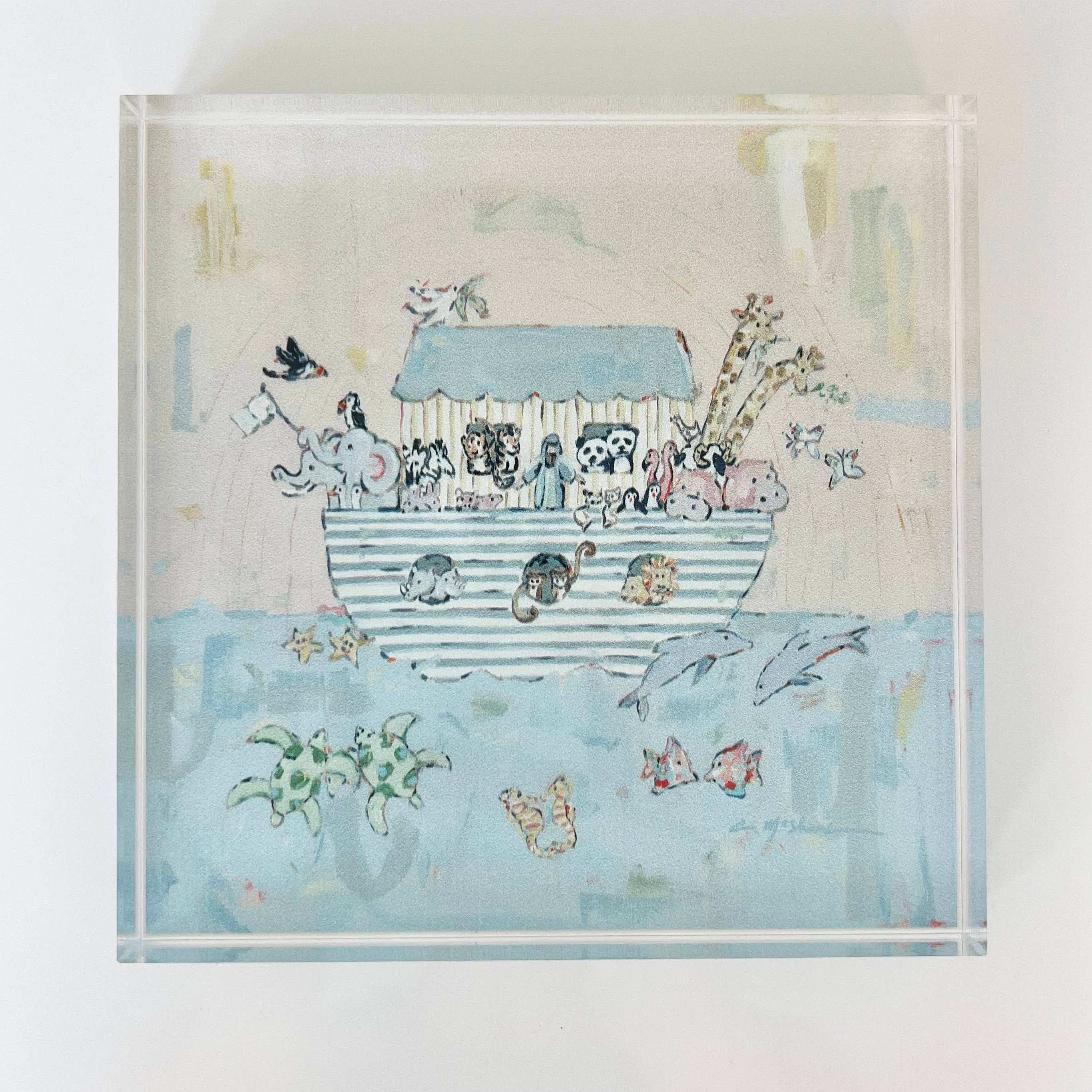 "Noah's Ark V" acrylic block