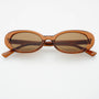Mimi Acetate Oval Sunglasses