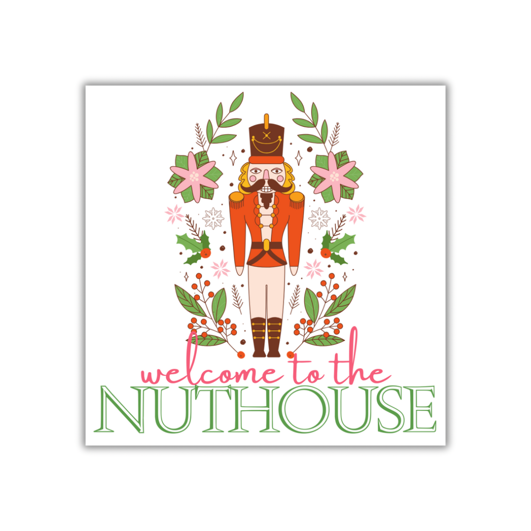 Welcome to the Nuthouse Paper Party Napkins