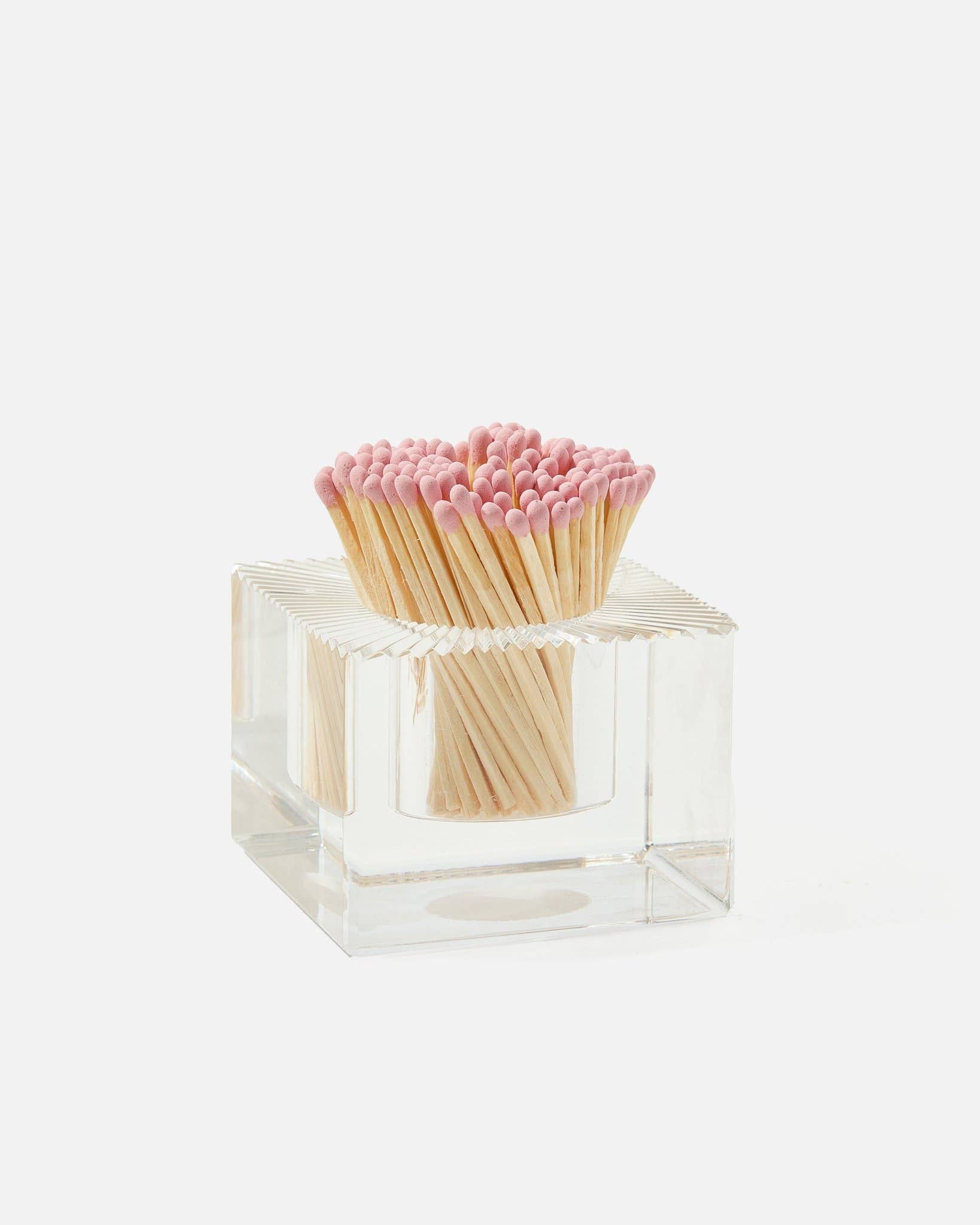 Square Match Striker | Light Pink Matches