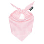 Pink Gingham Dog Bandana