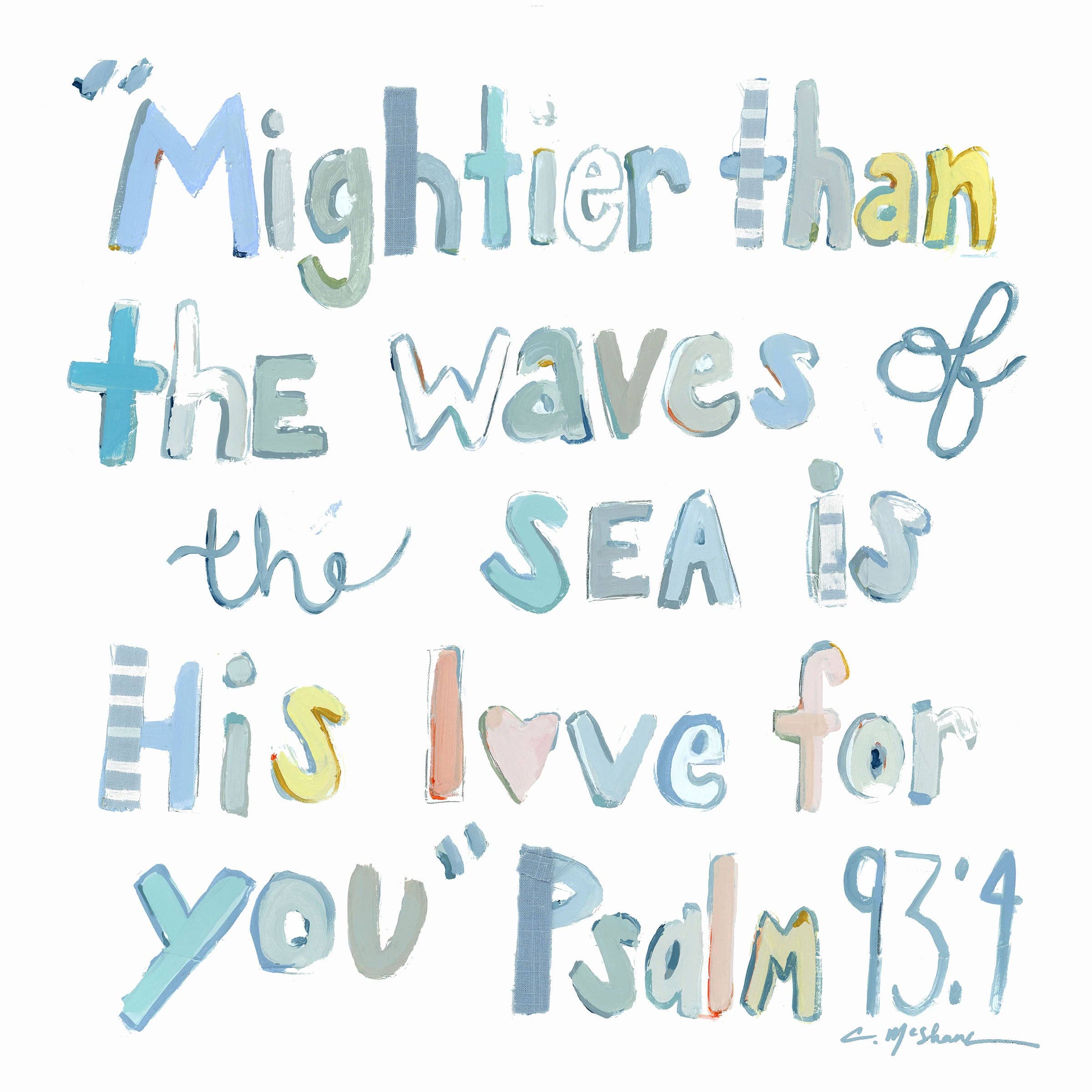 "Psalm 93:4" acrylics WHOLESALE