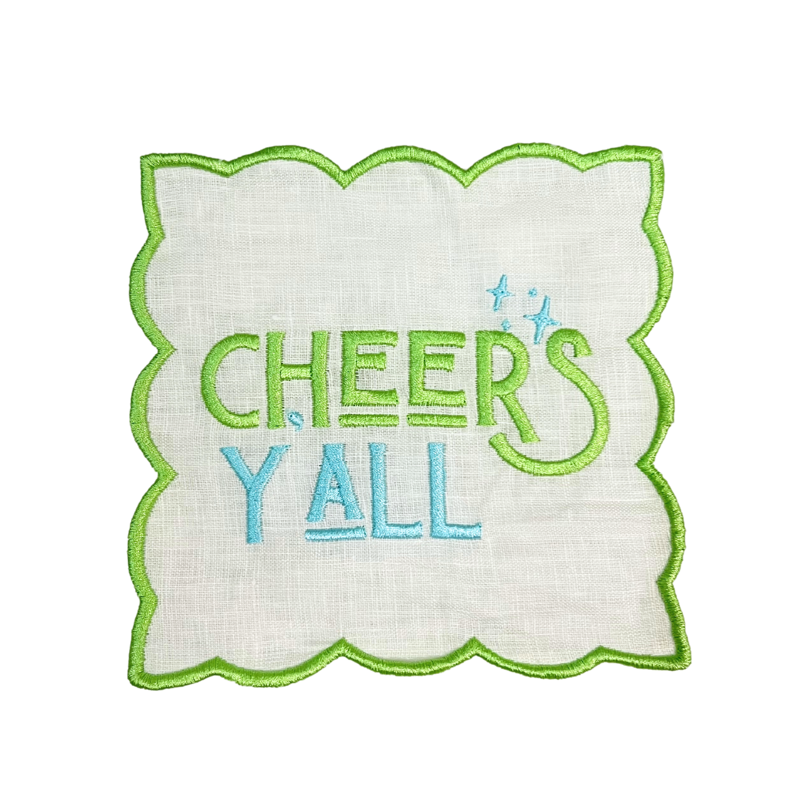 Cheers Y'all Linen Napkins (4)