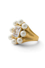 Eleanor Pave Pearl Ring