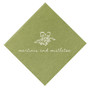 Martinis and Mistletoe Napkin Set