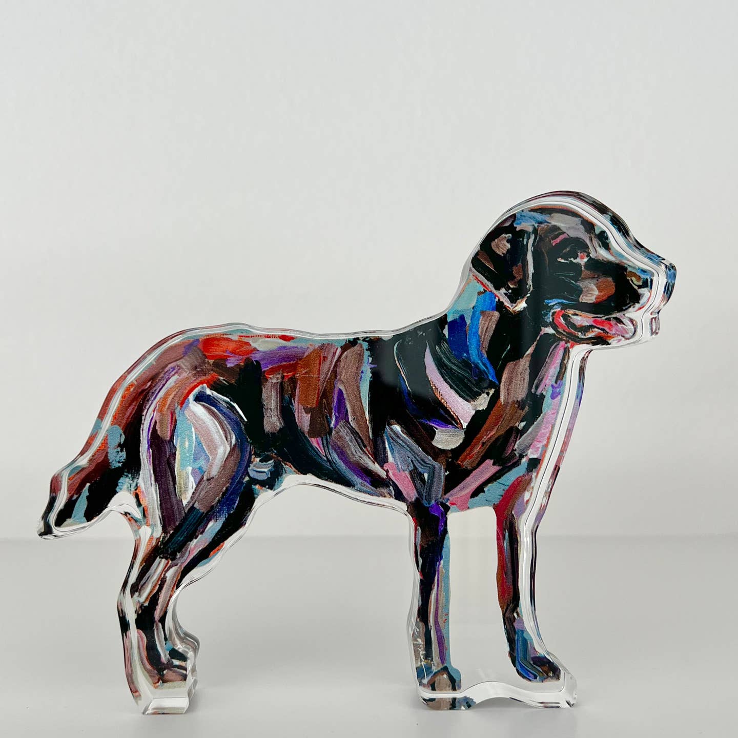 "Chocolate Lab" Acrylic Block