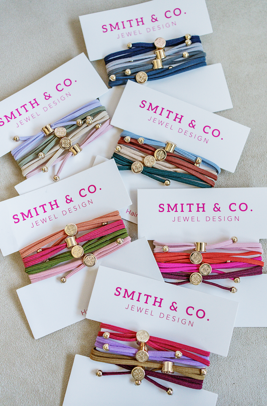 Skinny Hair Tie Set - Ballet Slipper