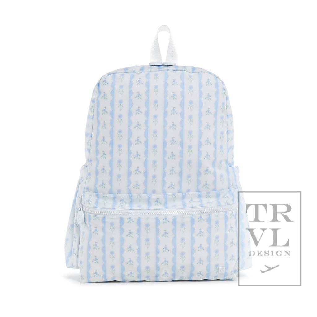 Backpacker - Backpack Ribbon Floral Blue