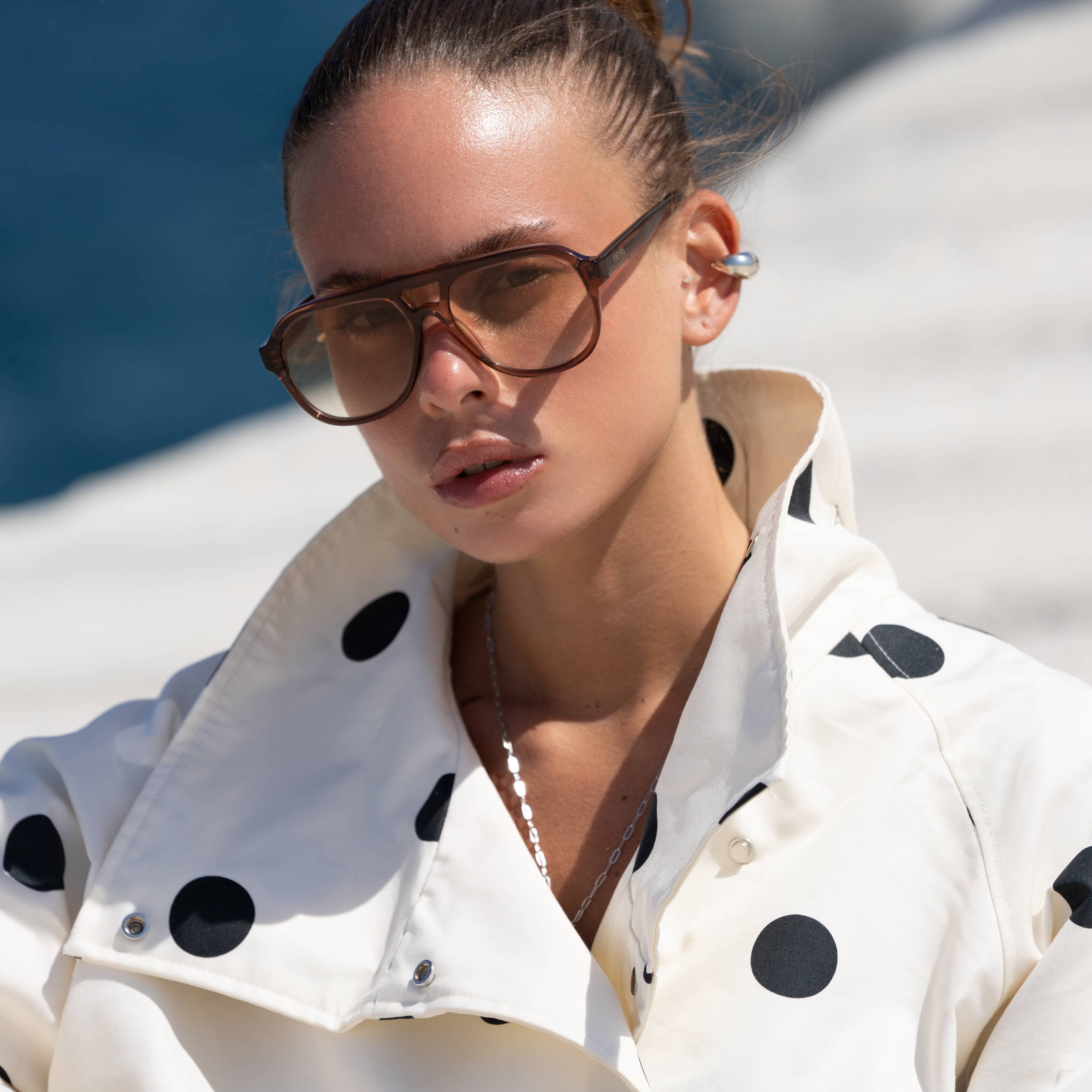 Rio Acetate Mens Womens Aviator Sunglasses