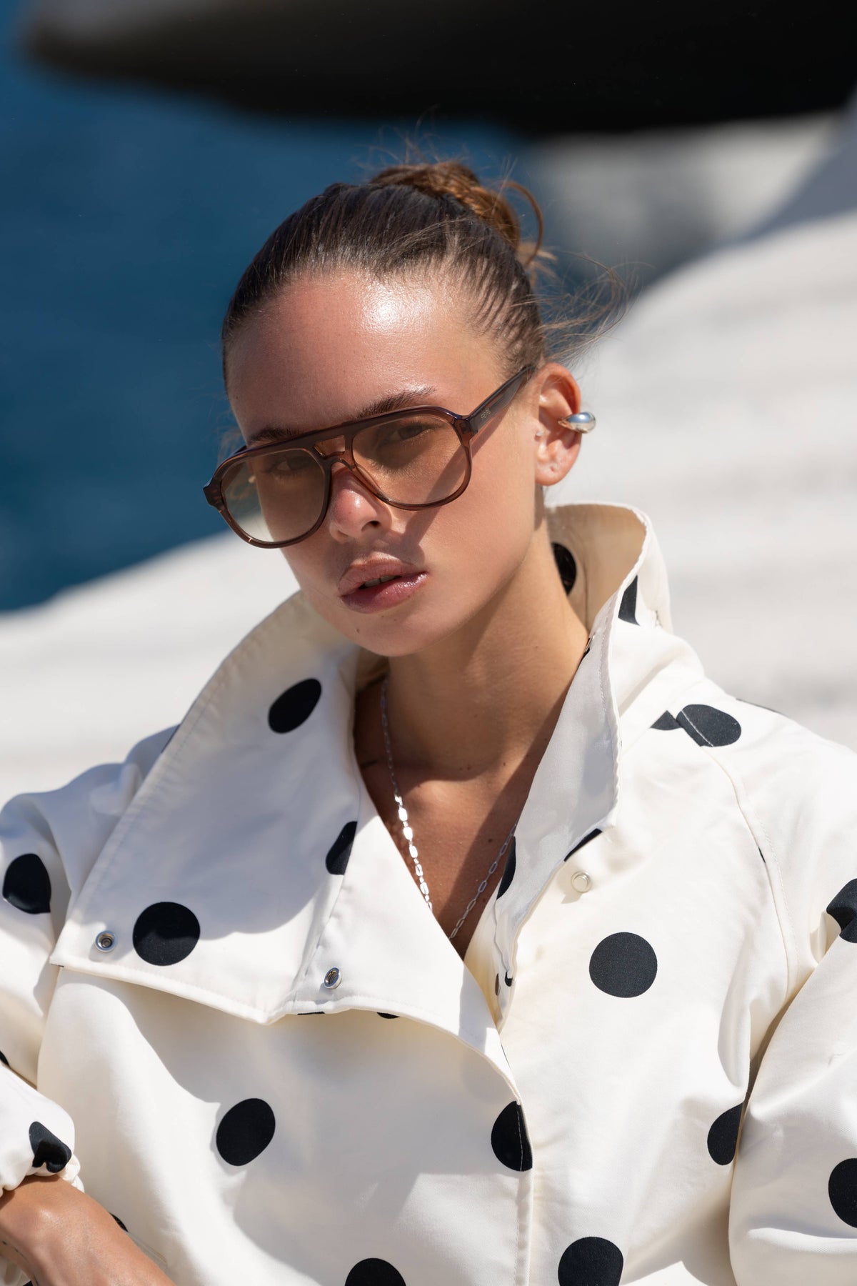 Rio Acetate Mens Womens Aviator Sunglasses
