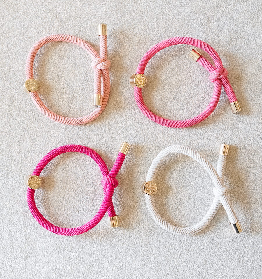 Original Smith & Co. Hair Tie Set - Pink