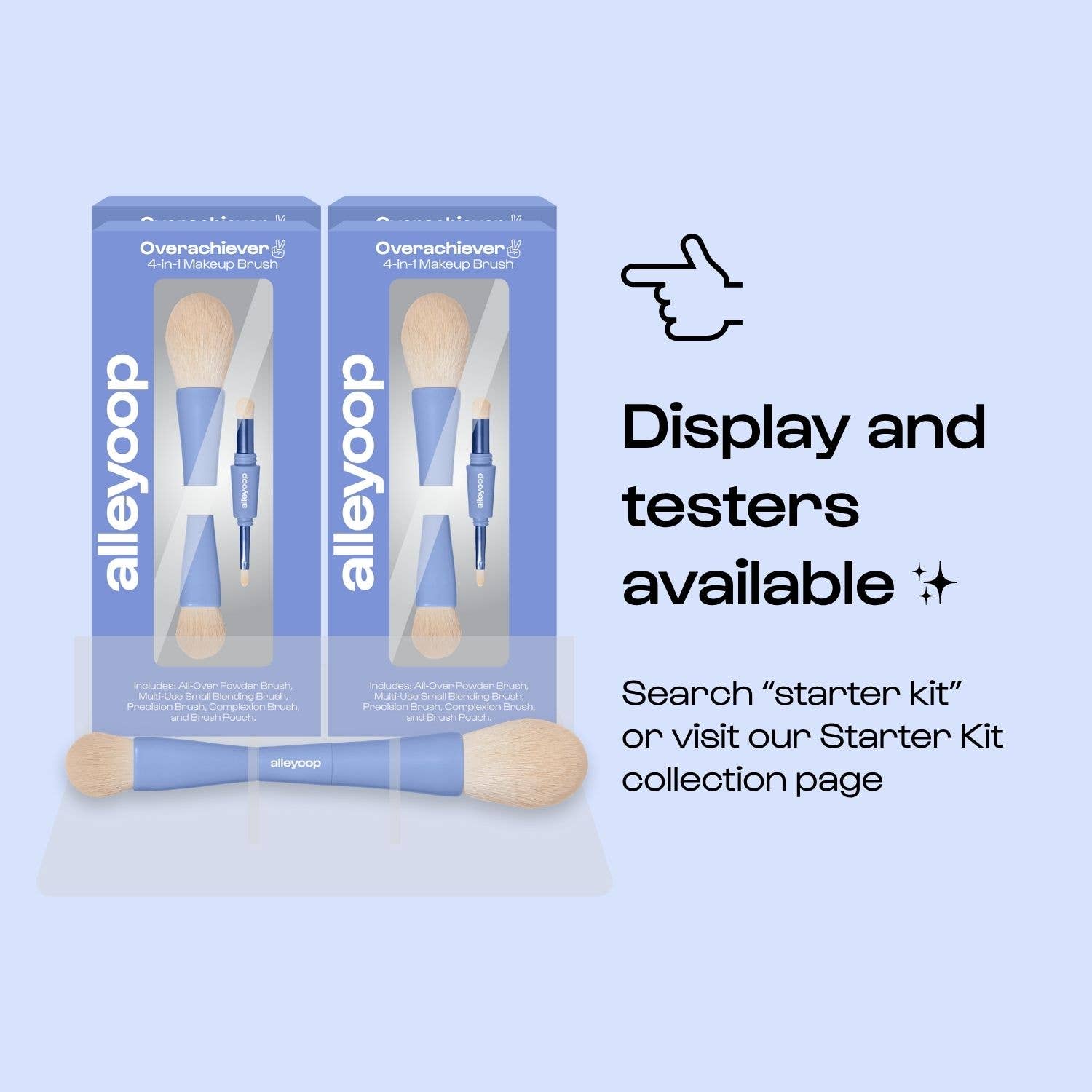 Overachiever - 4-in-1 Makeup Brushes | Beauty Tools | Brush