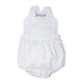 White Ruffle Sunsuit