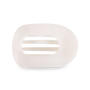 Round Flat Hair Clip | Large | Coconut White