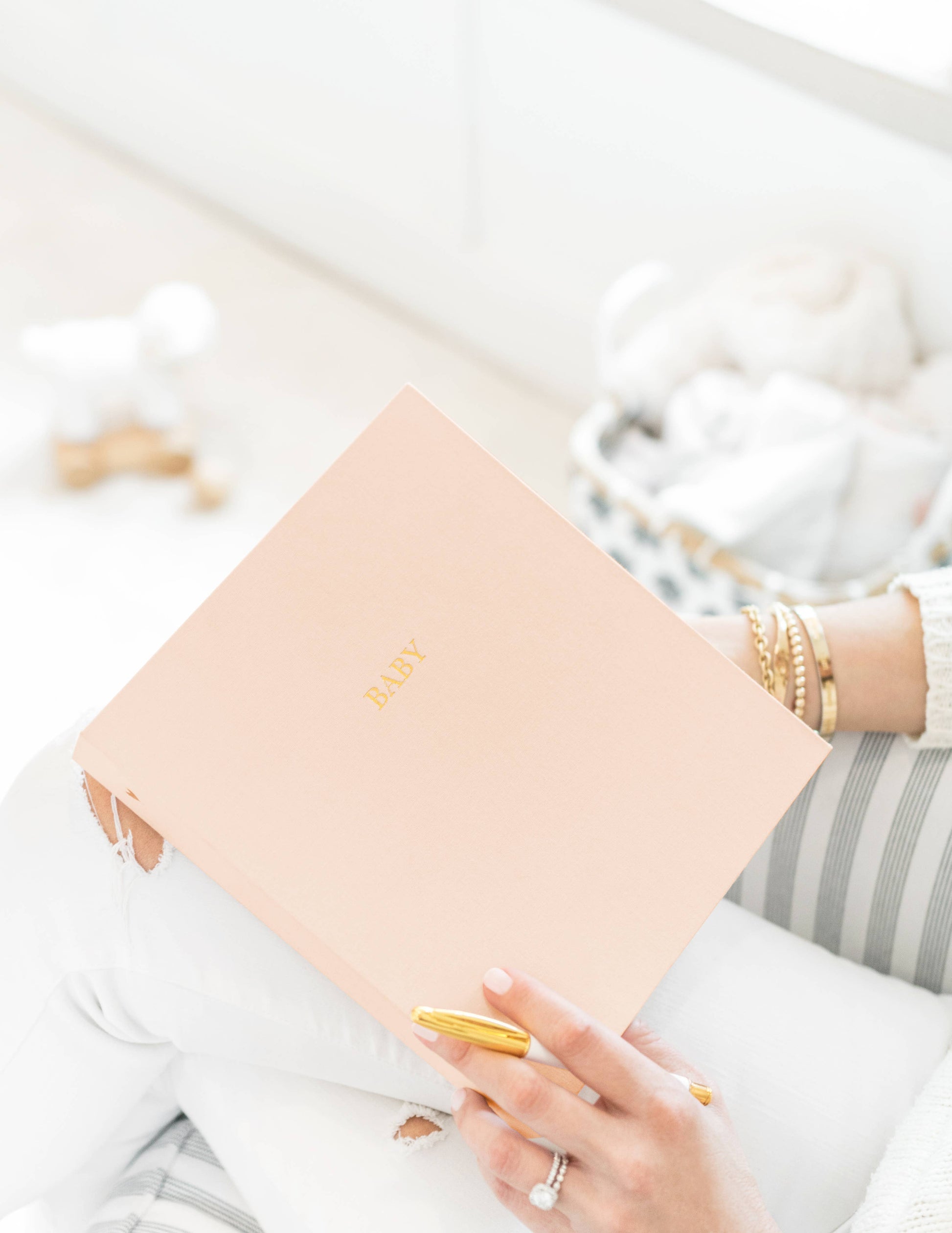 Baby Book - Pale Pink