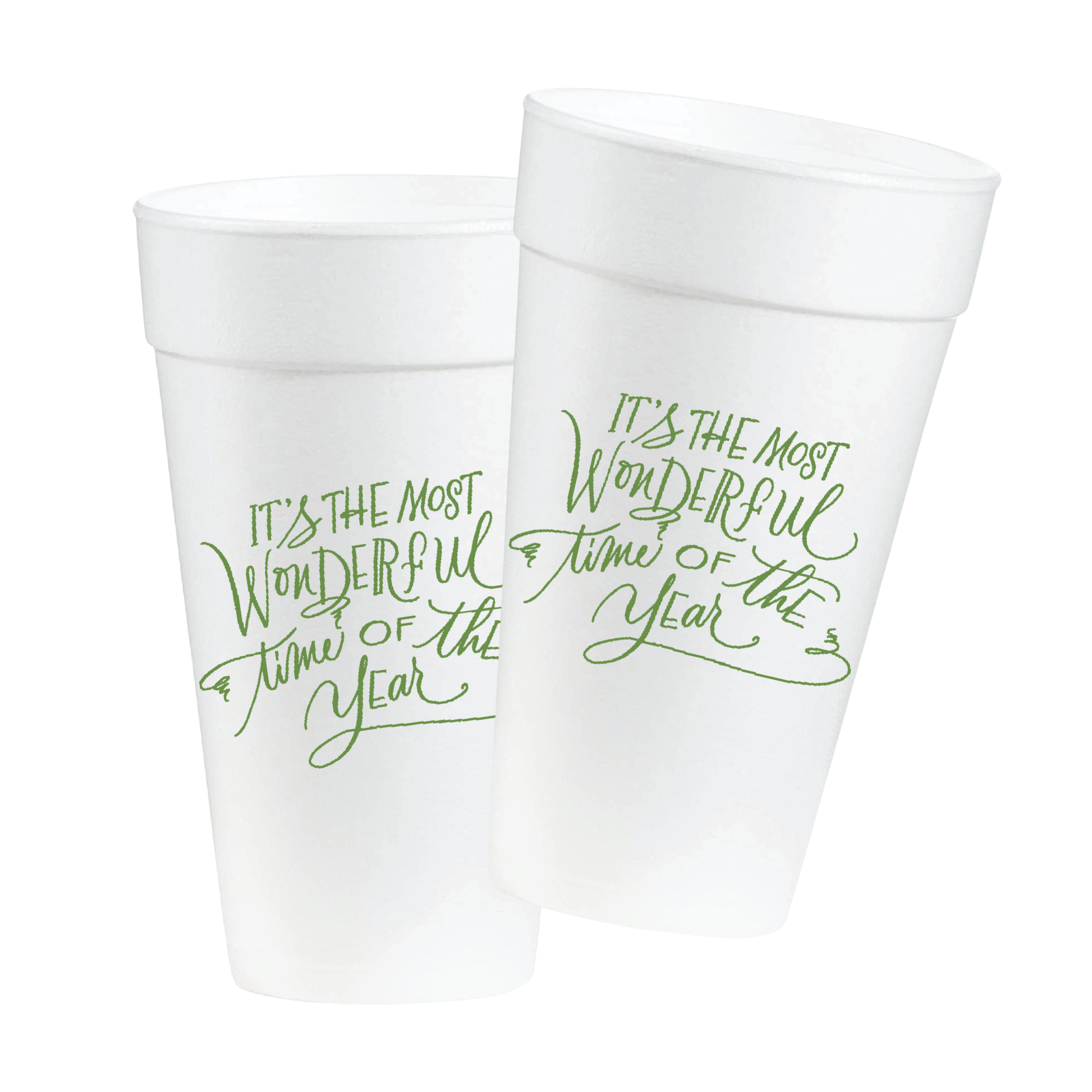 Most Wonderful Time Calligraphy Cup Sleeve