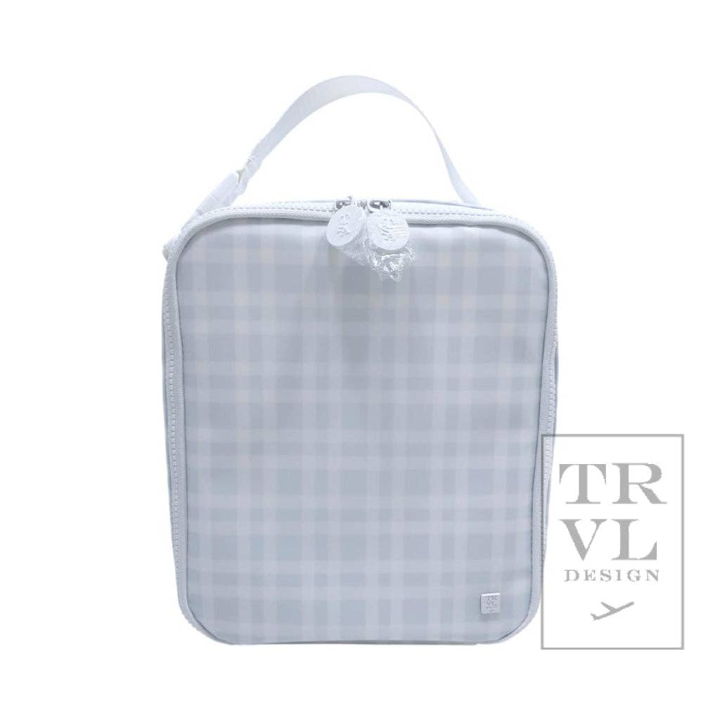 Lunch Box Insulated Lunch Bag - Pimlico Plaid Blue