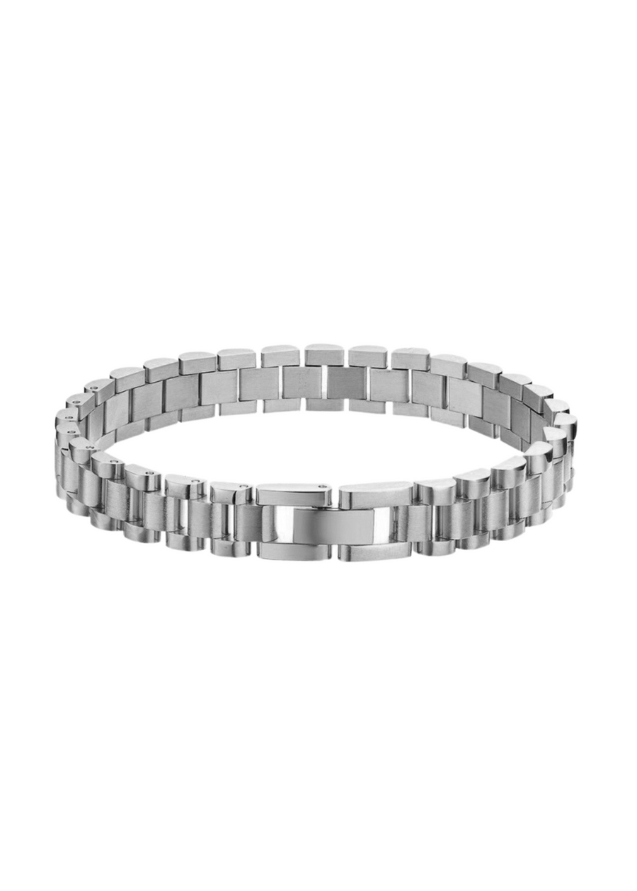 Silver Wristwatch Chain Bracelet