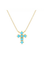 Turquoise Cross Necklace