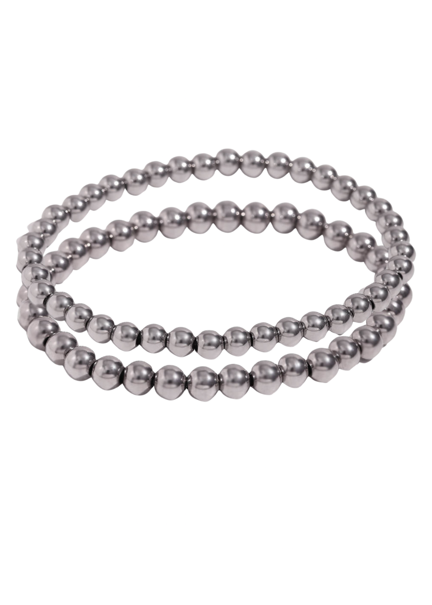M/L Gold Beaded Bracelet Stack