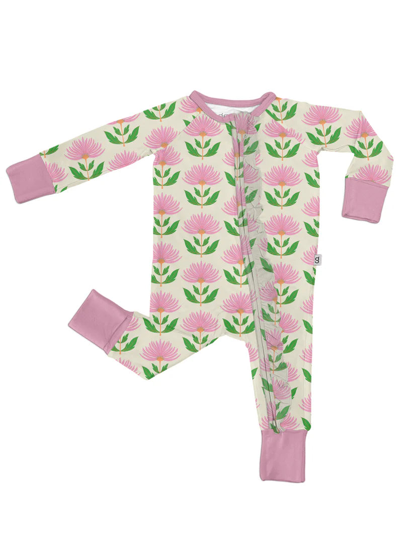 Goosies LS Zip PJ - Pink