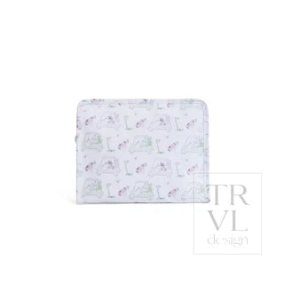 ROADIE Large Zip Pouch - Putt Putt Pink