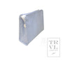 Roadie Large Zip Pouch- gingham mist