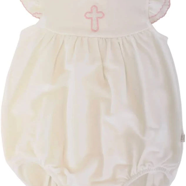 Pip Flutter Bubble - Pink Cross 0-3 mo