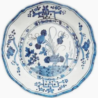 Beatriz Ball VIDA Faenza 9" Salad Plate Set of 4 White and Blue