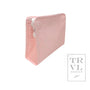 Roadie Large Zip Pouch- gingham taffy