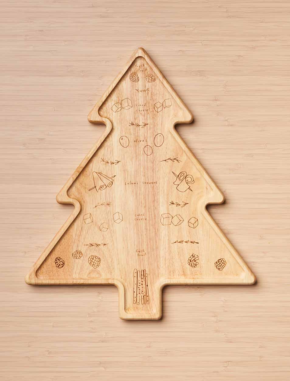 Cheese Map Board - Tree