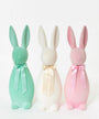 Flocked Pastel Button Nose Bunny, large