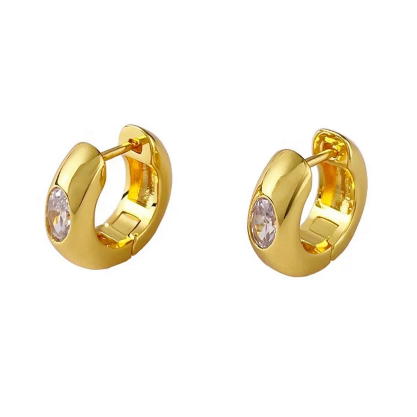 Zoe Huggie Hoops