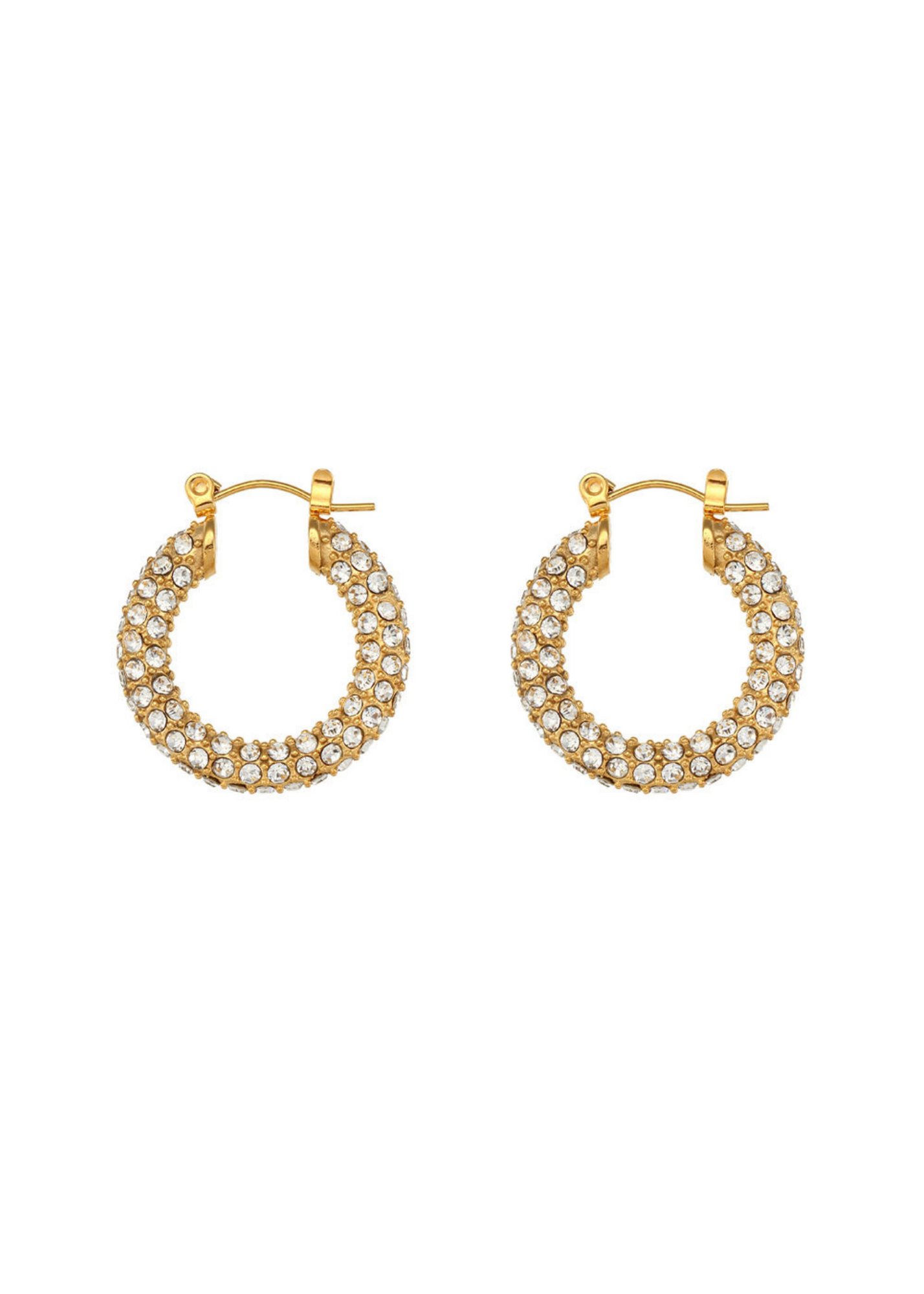 Cara Huggie Hoops large