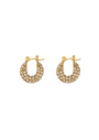Cara Huggie Hoops small