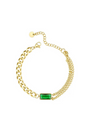 Emerald Chain Bracelet