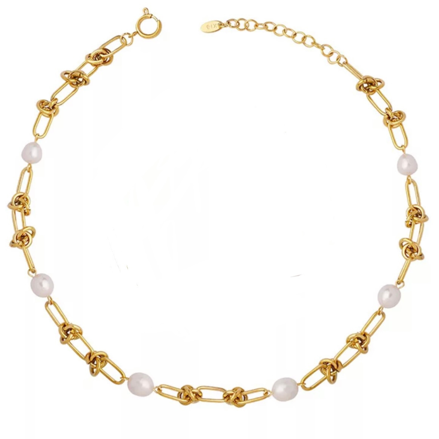 Pearl Rope Knot Necklace