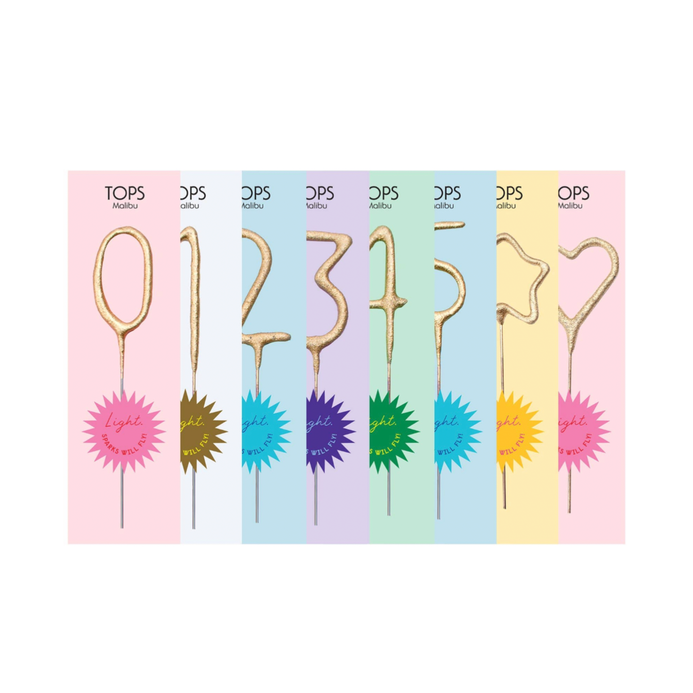 Mini Gold Sparkler Wands 4”