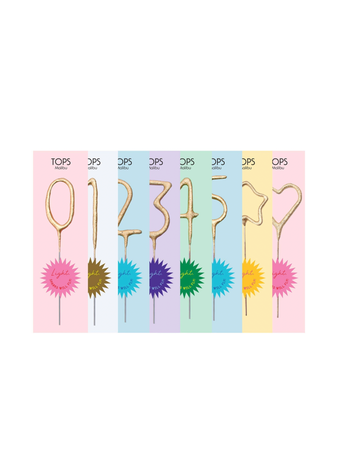 Mini Gold Sparkler Wands 4”