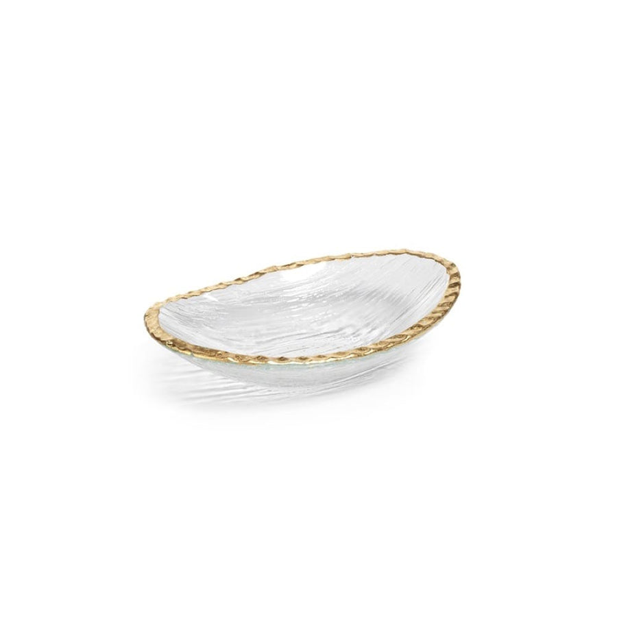 Clear Textured Bowl Small