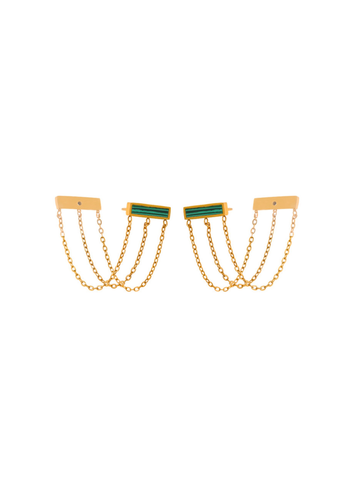Triple Tassel Studs