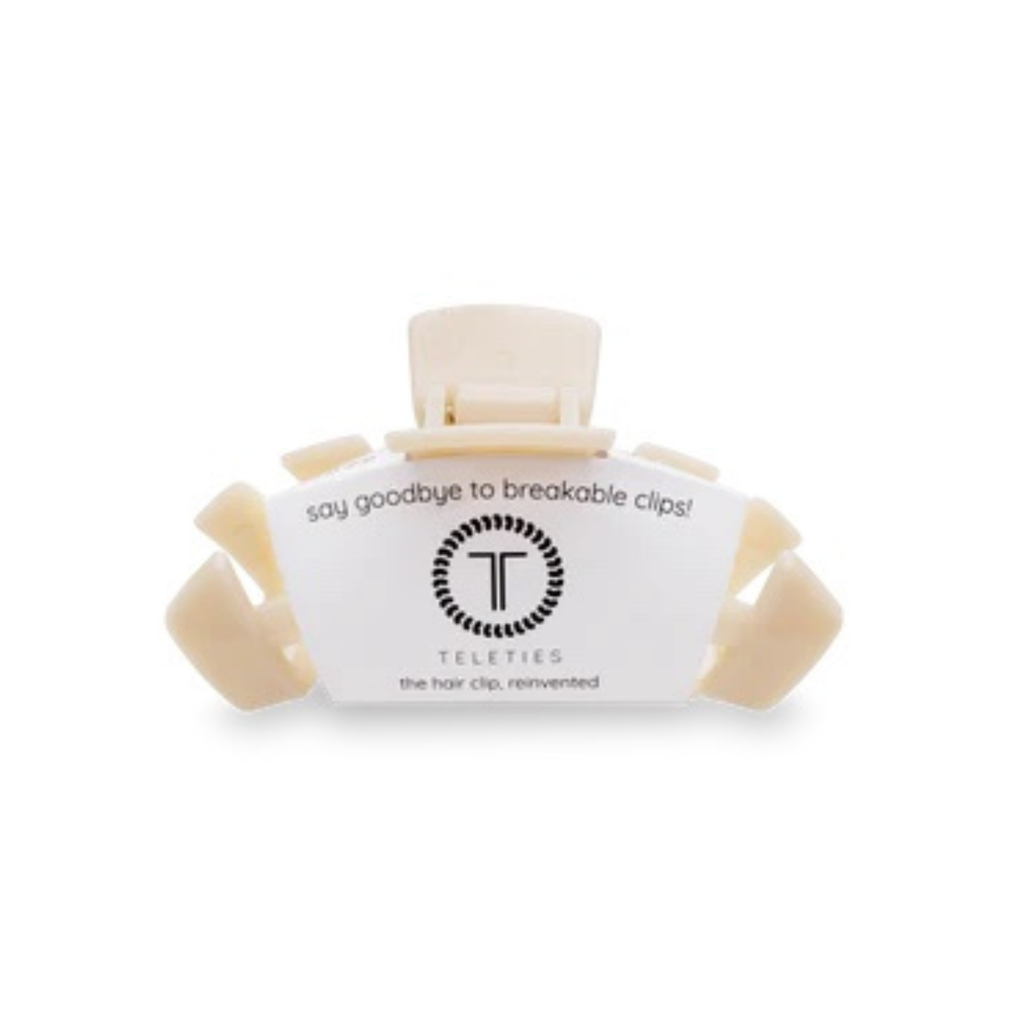 Almond Beige Medium Clip