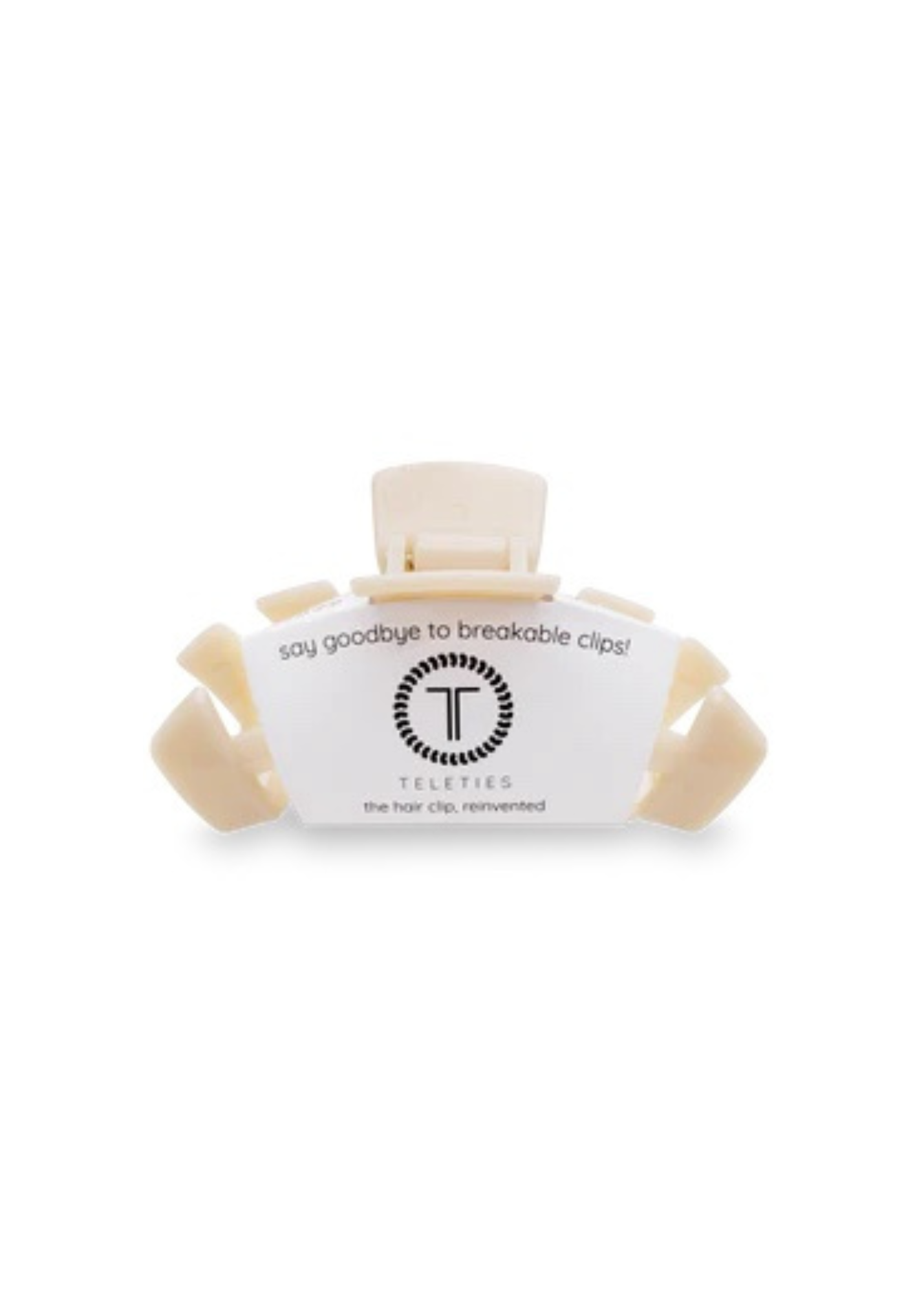 Almond Beige Medium Clip